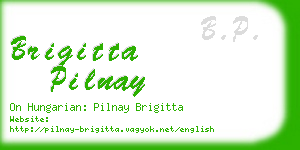 brigitta pilnay business card